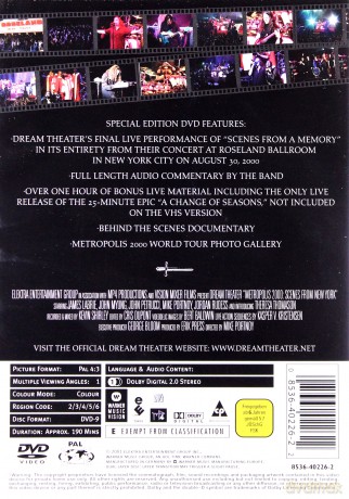 Dream Theater Metropolis 2000: Scenes From New York [DVD]
