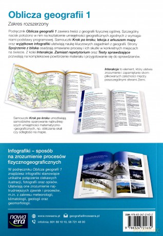 Geografia LO 1 Oblicza... podręcznik Zakres rozszerzony [KSIĄŻKA]