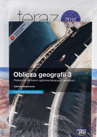 Geografia LO 3 Oblicza... Zakres rozszerzony + Arkusze 2016 [KSIĄŻKA]