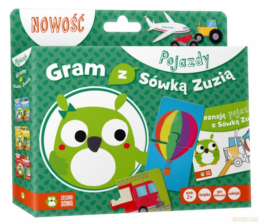 Gram z Sówką Zuzią. Pojazdy [KSIĄŻKA]