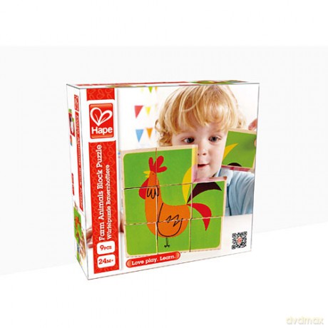 HAPE Farma zwierząt - puzzle [PUZZLE]