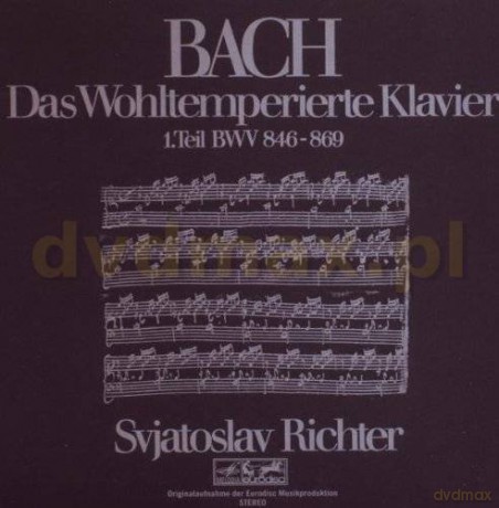 Sviatoslav Richter: J. S. Bach: Das Wohltemperierte Klavier Vol. 1 [2CD]