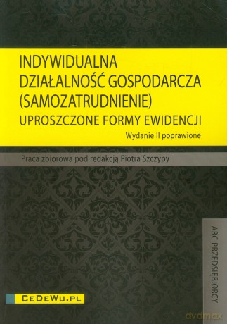 Indywidualna działalność gospodarcza [KSIĄŻKA]