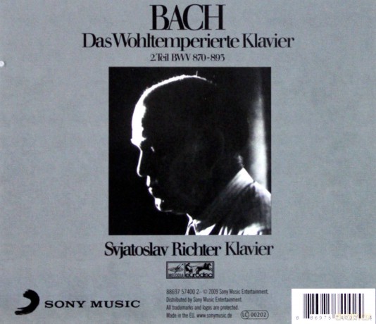 Sviatoslav Richter: J. S. Bach: Das Wohltemperierte Klavier Vol. 2 [2CD]
