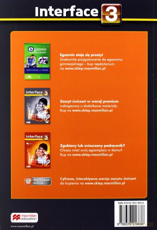 Interface 3 Zeszyt do języka angielskiego [KSIĄŻKA]