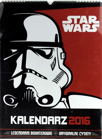 Kalendarz 2016 Ścienny - Gwiezdne Wojny (Star Wars) [KALENDARZ]