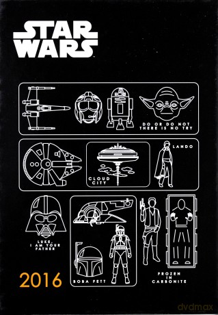 Kalendarz książkowy 2016 - Gwiezdne Wojny (Star Wars) [KALENDARZ]