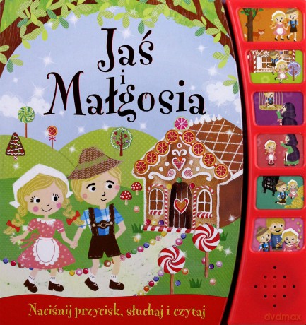 Książeczka dźwiękowa - Jaś i Małgosia [KSIĄŻKA]