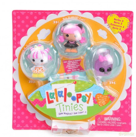Lalaloopsy tinies - 3 laleczki Seria 4 II