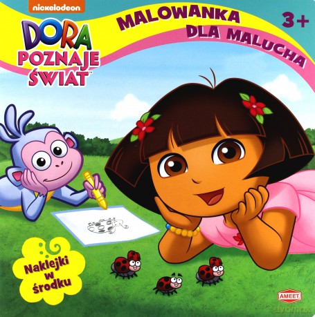 Malowanka dla malucha - Dora poznaje świat [KSIĄŻKA]