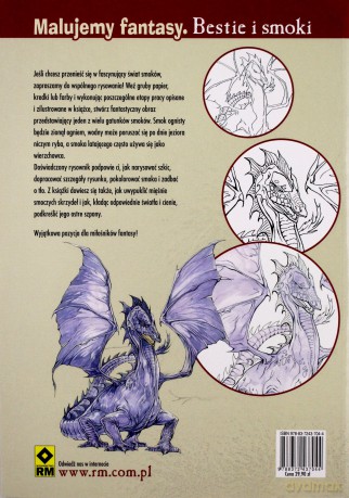 Malujemy fantasy - Bestie i smoki [KSIĄŻKA]