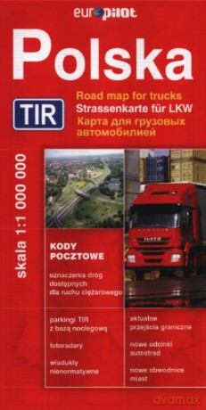 Mapa Drogowa DAUNPOL. Polska TIR