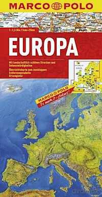Mapa Drogowa Marco Polo. Europa 1:2 500 000