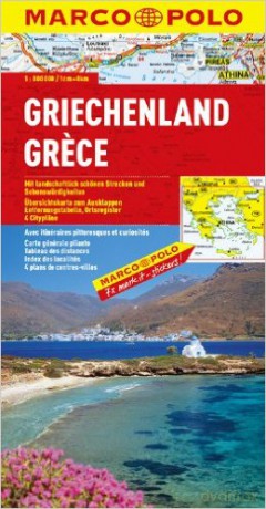 Mapa Drogowa Marco Polo. Grecja 1:800 000