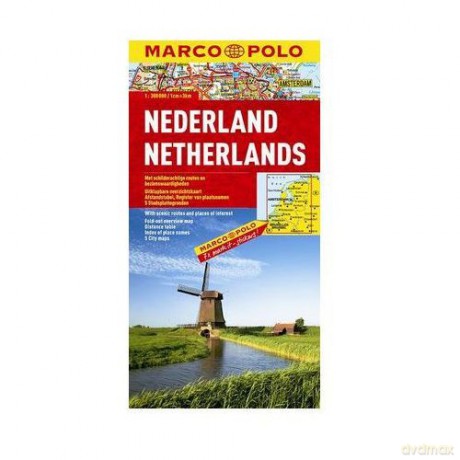 Mapa Drogowa Marco Polo. Holandia 1:300 000
