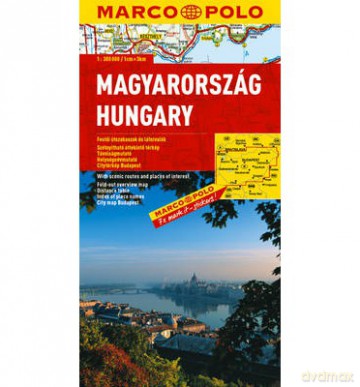 Mapa drogowa Marco Polo. Węgry 1:300 000