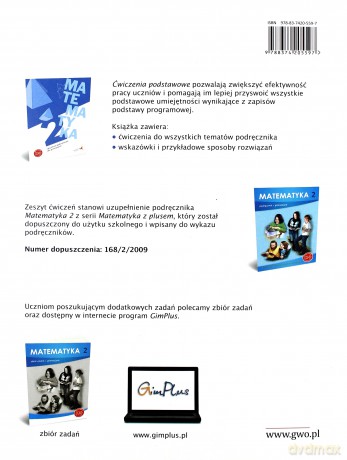 Matematyka gimnazjum 2 Z Plusem Ćwiczenia Podstawowe [KSIĄŻKA]
