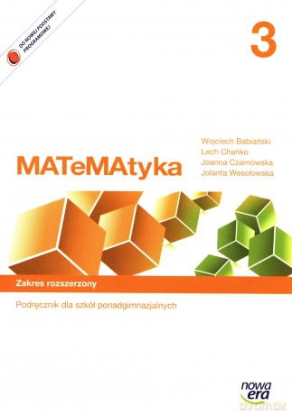 MATeMAtyka LO 3 Zakres rozszerzony podręcznik + Arkusze [KSIĄŻKA]