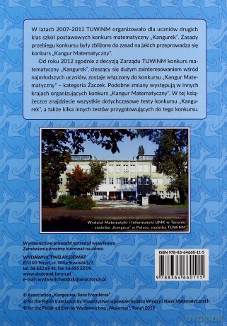 Matematyka z wesołym kangurem szkoła podstawowa 2 Żaczek [KSIĄŻKA]