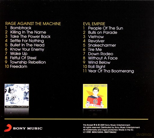 Rage Against The Machine: Rage Against The Machine/Evil Empire [BOX] [2CD]