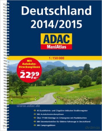 MaxiAtlas ADAC. Deutschland 2014/2015 [KSIĄŻKA]