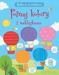 Nauka ze zwierzakami. Poznaj kolory z naklejkami [KSIĄŻKA]