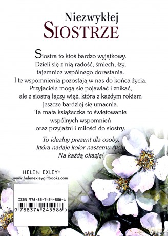 Niezwykłej siostrze [KSIĄŻKA]