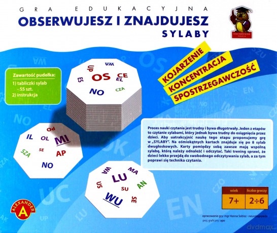 Obserwujesz i znajdujesz. Sylaby [GRA]