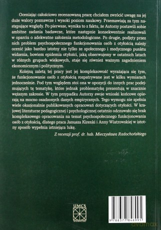 Otyłość przystosowanie i uwarunkowania [KSIĄŻKA]