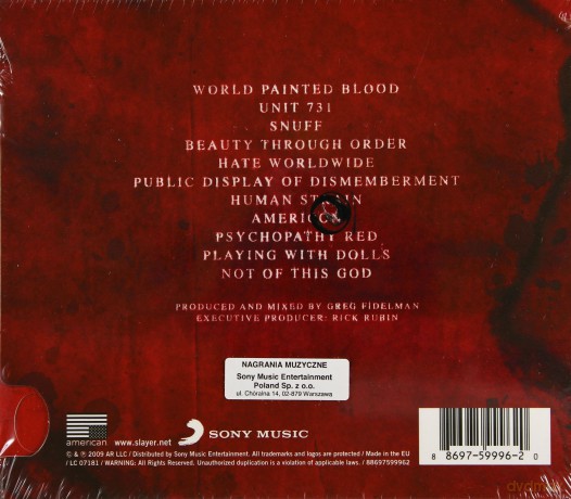 Slayer: World Painted Blood (Eco Style) [CD]