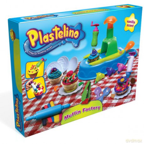 Plastelino - Zestaw fabryka muffinków
