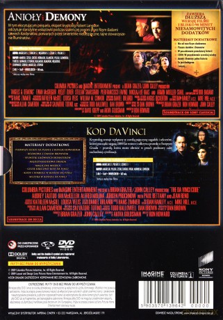 Anioły i demony / Kod Leonarda da Vinci [BOX] [4DVD]