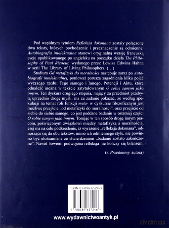 Refleksja dokonana [KSIĄŻKA]