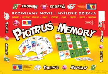 Rozwijamy mowę i myślenie. Piotruś memory Pakiet [GRA]
