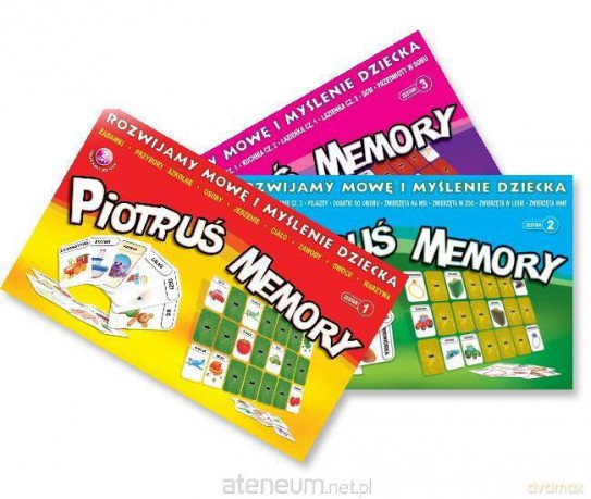 Rozwijamy mowę i myślenie. Piotruś memory Pakiet [GRA]