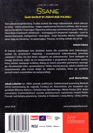 Ssanie. Głód sacrum w literaturze polskiej [KSIĄŻKA]