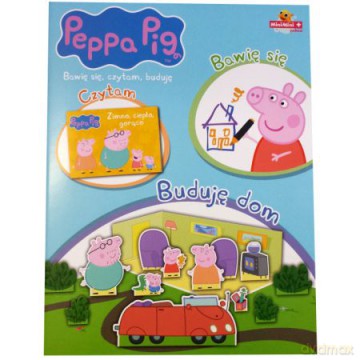 Świnka Peppa Bawię się, czytam... Buduję dom [KSIĄŻKA]
