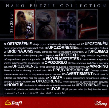 TREFL 362 el. Nano Puzzle Chewie Star Wars (Gwiezdne Wojny) [PUZZLE]