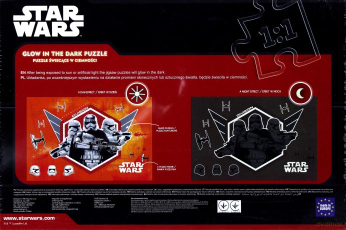 TREFL 60 el. Glow in the Dark Gwiezdne Wojny (Star Wars) [PUZZLE]