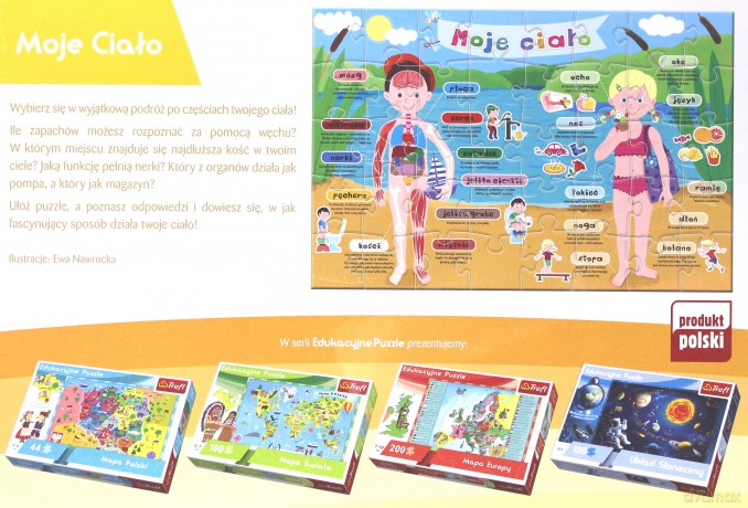 TREFL Puzzle Edukacyjne Moje ciało [PUZZLE]