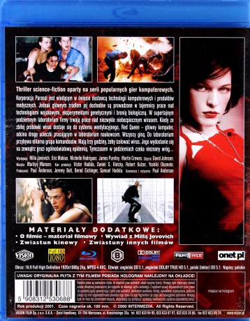 Resident Evil [Blu-Ray]