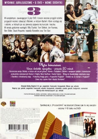 Przyjaciele edycja jubileuszowa sezon 3 [5DVD]