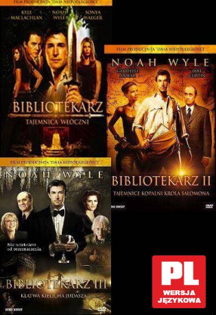 Bibliotekarz 1+2+3 Pakiet [3DVD]