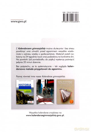 WOS. Kalendarz gimnazjalisty [KSIĄŻKA]