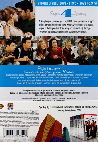 Przyjaciele edycja jubileuszowa sezon 4 [5DVD]