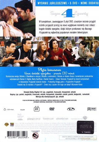 Przyjaciele edycja jubileuszowa sezon 4 [5DVD]