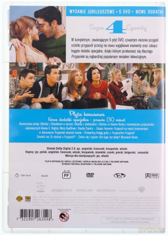 Przyjaciele edycja jubileuszowa sezon 4 [5DVD]