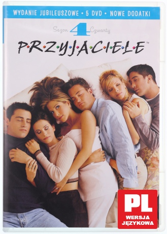 Przyjaciele edycja jubileuszowa sezon 4 [5DVD]