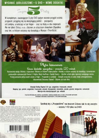 Przyjaciele edycja jubileuszowa sezon 5 [5DVD]