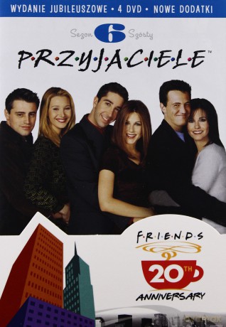 Przyjaciele edycja jubileuszowa sezon 6 [4DVD]